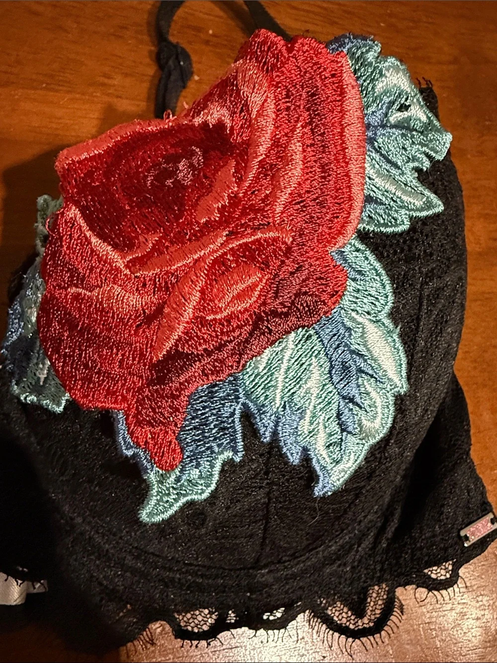 PINK Victorias Secret black lace